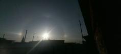 Сразу три солнца наблюдали 28 ноября жители юга Забайкалья. Это явление называется гало.