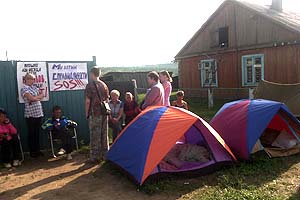 Жители Большой Туры не намерены прекращать голодовку