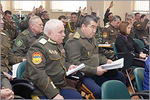 Атаманы забайкальских казаков совещались по телемосту