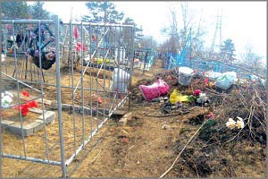 Пожары в Забайкалье: Страдают даже мертвые