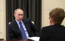 Путин ждет от Ждановой подробного письма по Краснокаменску