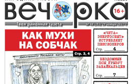 «Вечорка» № 48: первые главы новой книги Ведеры, собачья угроза в Борзе и спрятанный труп в Сретенске