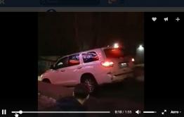 Водитель авто, разъезжавшей по центру Читы по пешеходной зоне, ранее нарушал ПДД (видео)