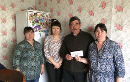 Лучшая многодетная семья Забайкалья выиграла 25 тыс руб. в розыгрыше «Вечорки»