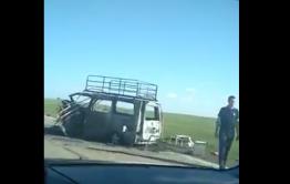 Видео со сгоревшей на федералке машиной появилось в интернете