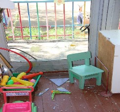  В Краснокаменске два малолетних вандала разгромили детский сад