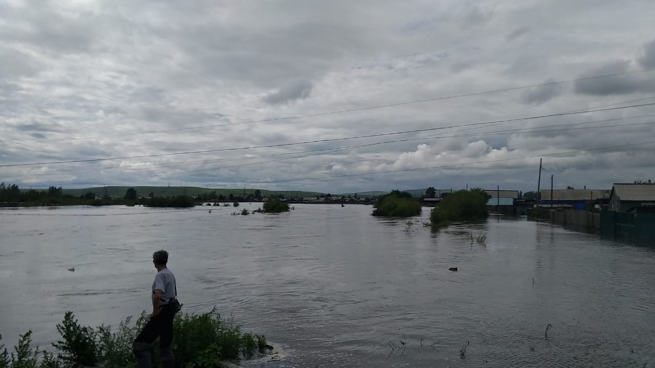 Видео наводнения в Шилке прислали читатели в 