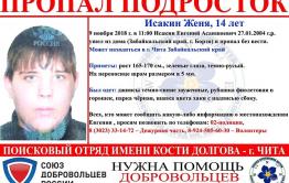 Подростка из Борзи ищут в Чите
