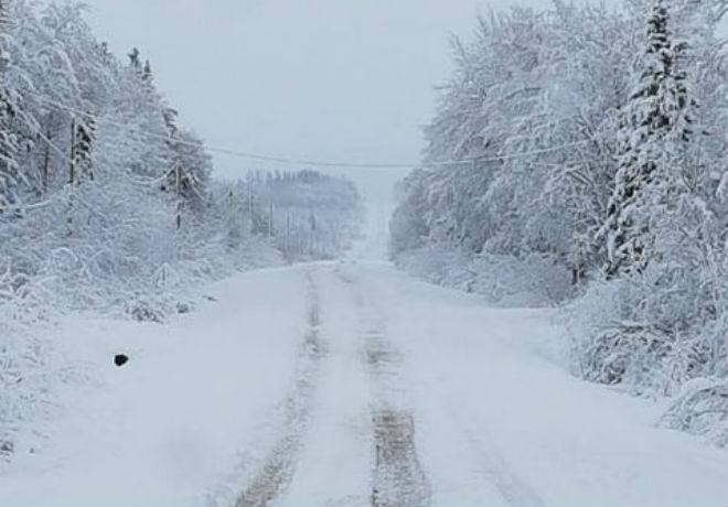 Полиция рекомендует водителям отказаться от поездок из-за снега