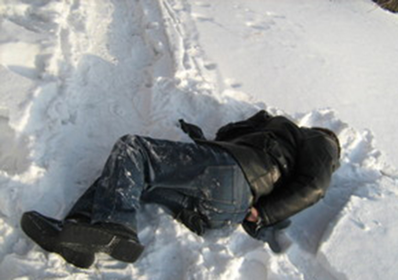 Неизвестный мужчина замерз в ночь на 5 января за Ингодой