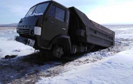 Разобранный на части КамАЗ обнаружила 
