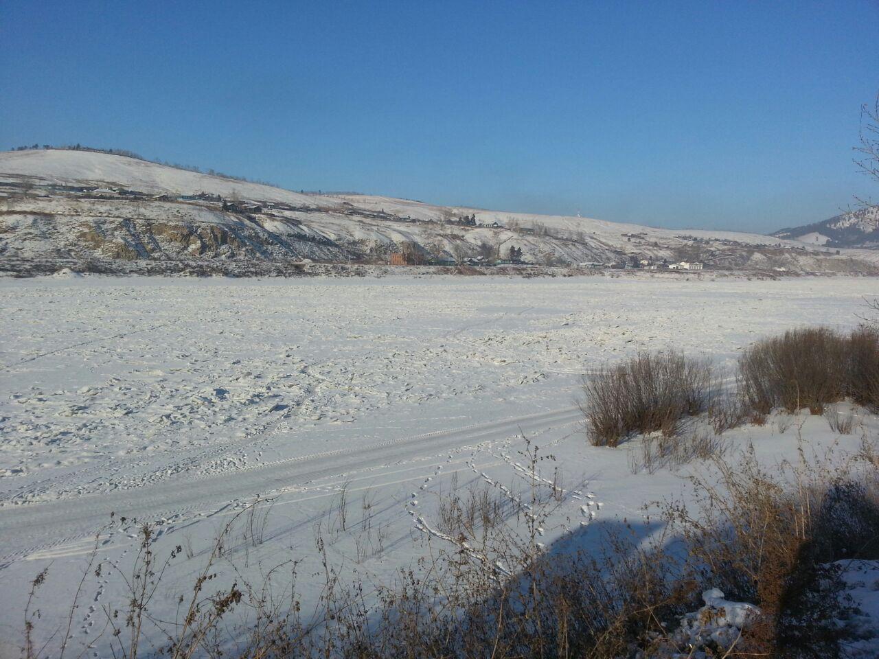 Жители сел Сретенского района отрезаны от мира из-за отсутствия ледовой дороги