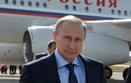 Эксклюзивное видео: Самолет с Путиным сел в аэропорту Читы