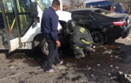 ​После тройного ДТП с маршруткой в Чите девять человек отправили в больницу
