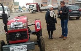 Трактор – главный приз розыгрыша «Вечорки». Видео