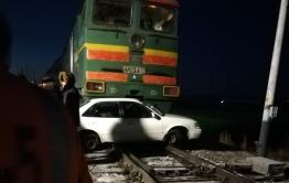 Авария на железнодорожном переезде в Забайкальске