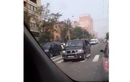 Видео кортежа  премьер-министра Дмитрия Медведева в Чите