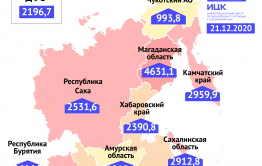 Забайкалье занимает седьмое место в ДФО по количеству заболевших COVID-19
