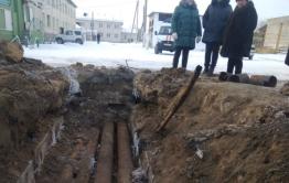 Авария на теплотрассе в селе Маккавеево устранена