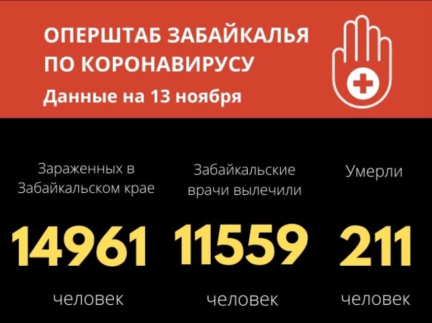Больше 200 забайкальцев скончались от коронавируса с начала пандемии 