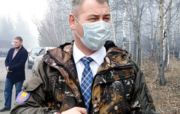 На месте пожара в пригороде Читы работает сити-менеджер города (видео)