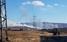 Свалка загорелась в Засопке