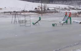  Фоторепортаж из Чернышевского района Забайкалья, где грунтовые воды затопили село