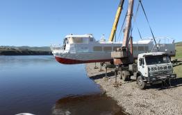 ​Новый пассажирский катер спустили на воду в Сретенске