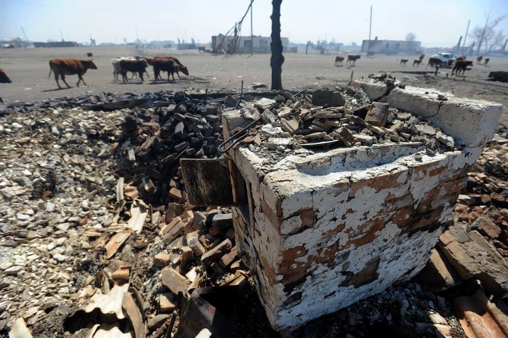 СУ СК осматривает пострадавшие села Забайкалье с помощью дронов 
