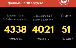 Еще 15 новых случаев COVID-19 зафиксировали за сутки в Забайкалье