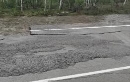 Вода размыла участок федеральной трассы Чита — Хабаровск