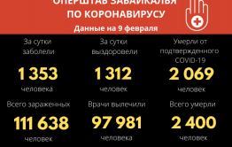 Более 1300 забайкальцев заразились коронавирусом за сутки 