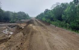 Два размыва дорог устранили в Балейском районе Забайкалья