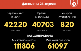 С начала пандемии коронавирус унес жизни 820 забайкальцев