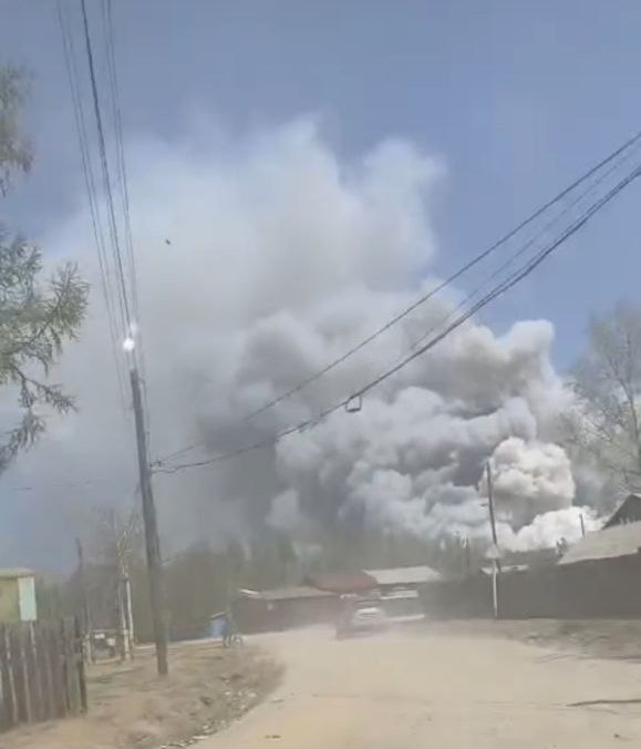 Возле Верх-Усуглей разгорелся  пожар