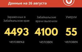 Новый летальный случай от коронавируса зарегистрировали в Забайкалье 