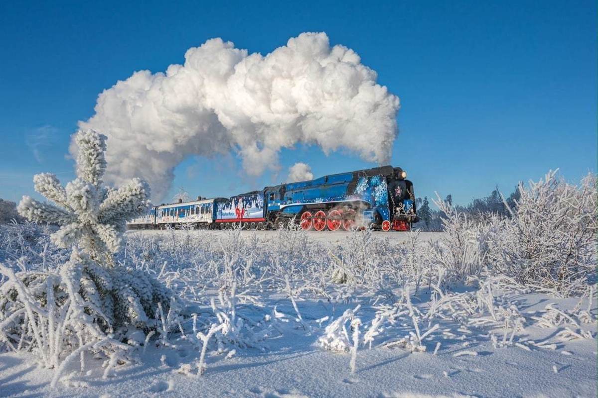 Забайкалье встретит поезд Деда Мороза в декабре