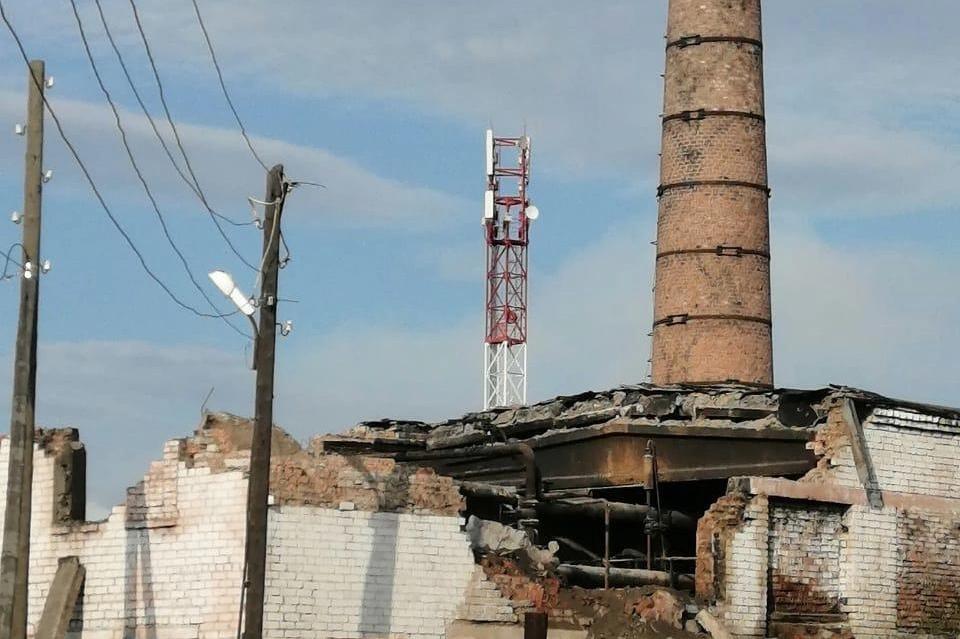 В Читинском районе обрушилась крыша котельной 