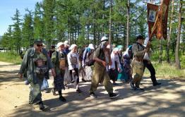 Забайкальские православные идут Крестным ходом к озеру Иргень