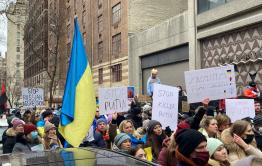 Полиция призвала россиян не выступать против военных действий на Украине