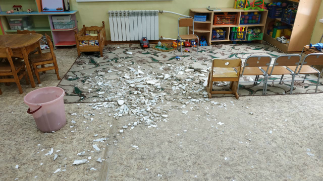 ​Обрушившийся потолок в детсаду Забайкалья восстановили только после вмешательства прокуратуры