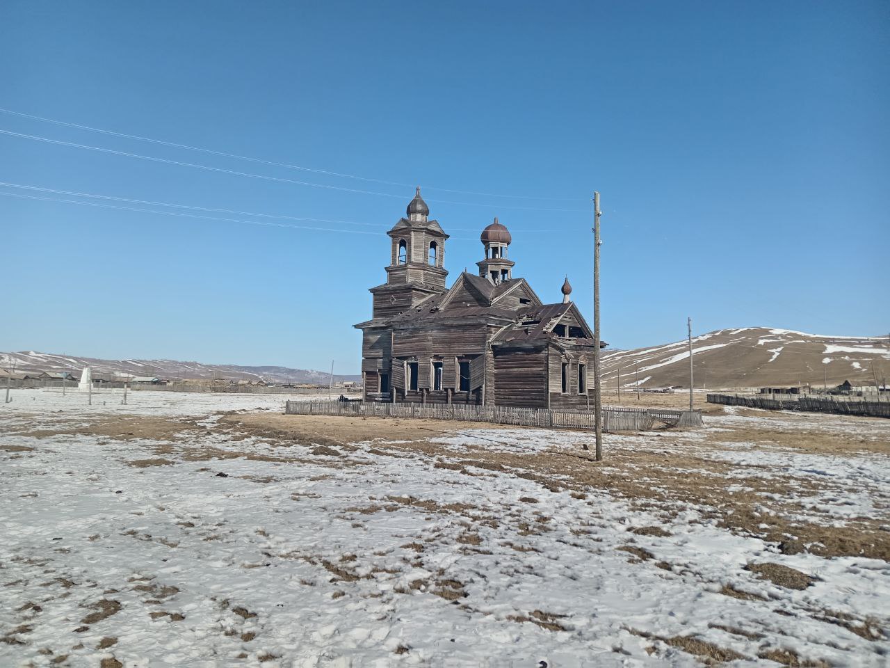 Церковь Спаса Преображения в села Курунзулай Борзинского района