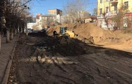 Движение по улице Амурской в Чите временно перекрыли из-за ремонта дороги