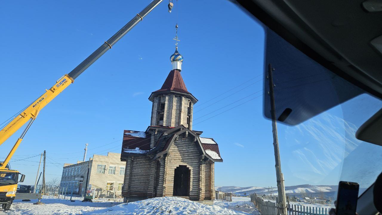 Первая служба прошла в храме в Митрофаново Шилкинского района. Фото читателей "Вечорки"