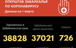 Коронавирус в Забайкалье идет на спад