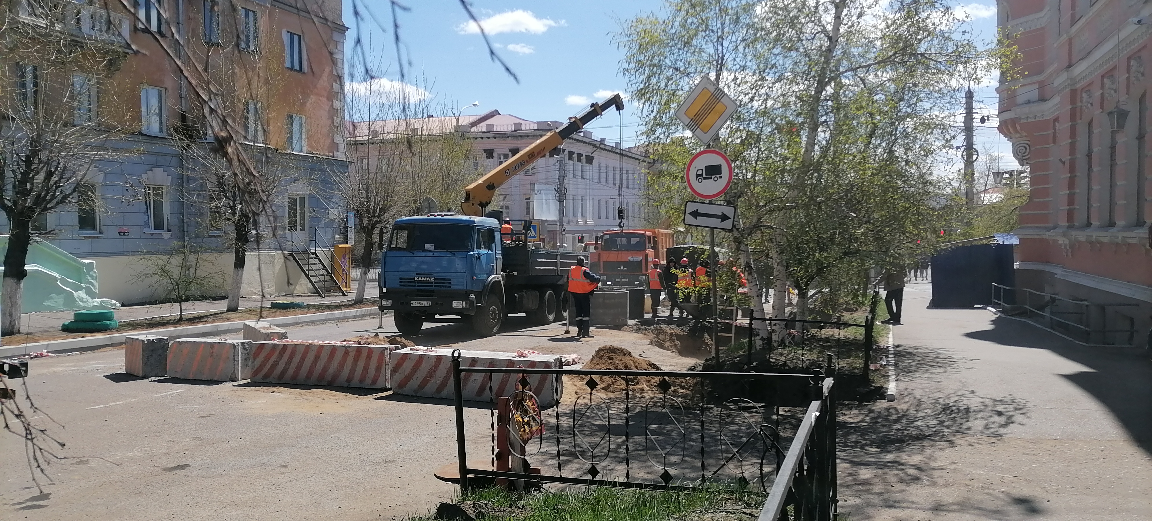Часть улицы Полины Осипенко в Чите перекроют из-за ремонта