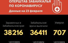 Еще 109 человек заразились COVID-19 за сутки в Забайкалье