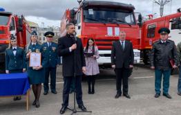Новую пожарно-спасательную технику вручили боевым расчетам МЧС в Забайкалье