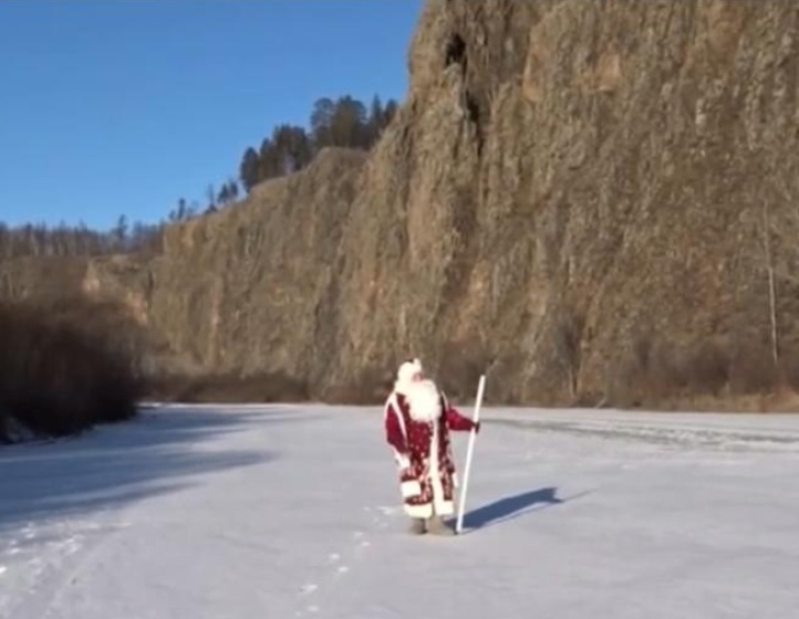 Дед Мороз едет в Читу через весь Забайкальский край