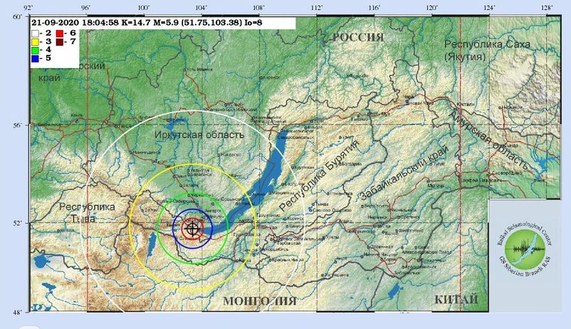 Ночное землетрясение на Байкале ощутили в Чите 